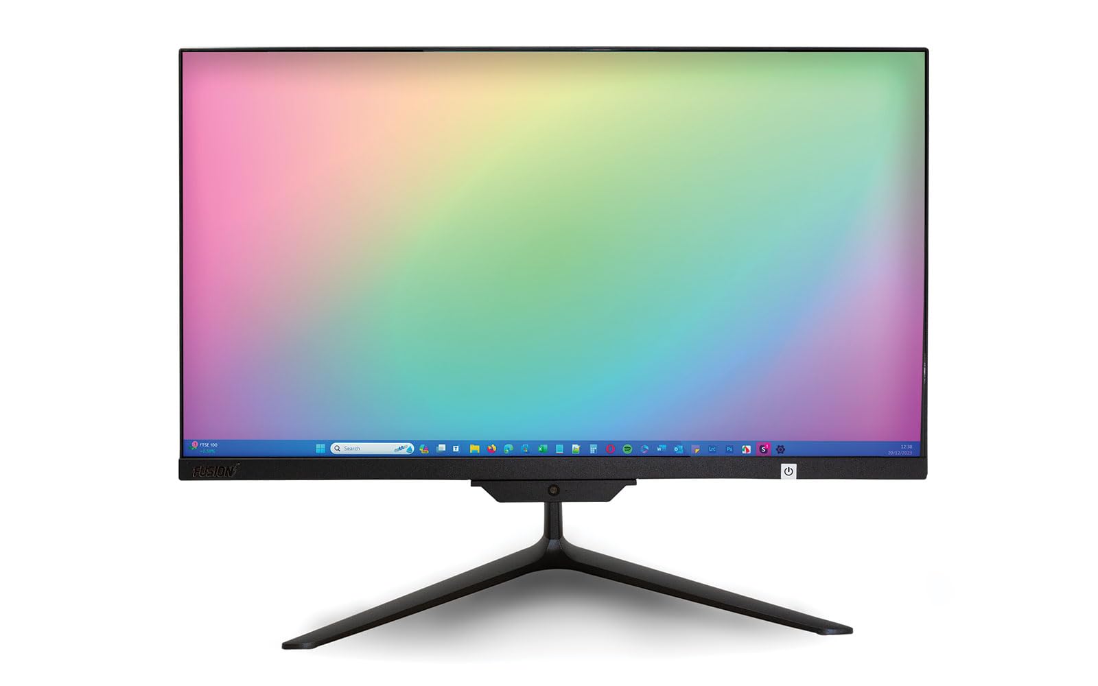 21.5" Full HD All in One PC Desktop Computer - Windows 11 Home - N4120 CPU 4GB RAM 128GB SSD Dual-Band Wi-Fi Bluetooth Expandable HDD - AIO PC with Front Camera Wireless Keyboard & Mouse