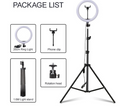 Tripod with LED Ring Light