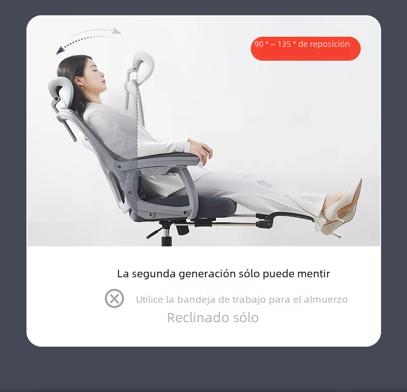 Silla de Oficina Ergonómica para Juegos y Confort