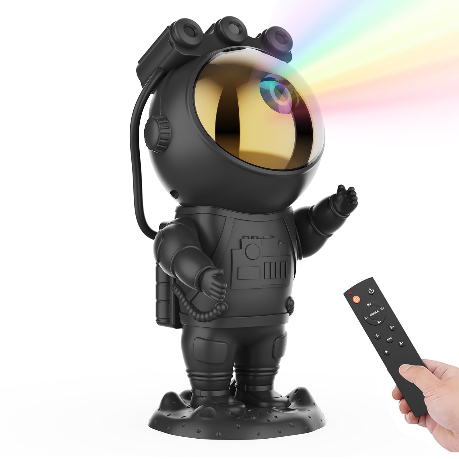 Astronaut Star Projector Galaxy Night Light Space Projector Starry Nebula Ceiling LED Lamp with Timer and Remote Control Kids Room Decor Aesthetic for Christmas Birthdays Valentines Day