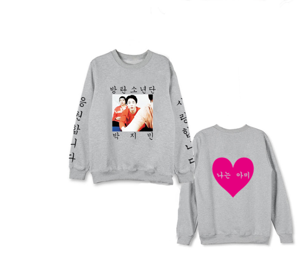 Sudadera Inspirada en BTS Jimin para Aficionados Unisex