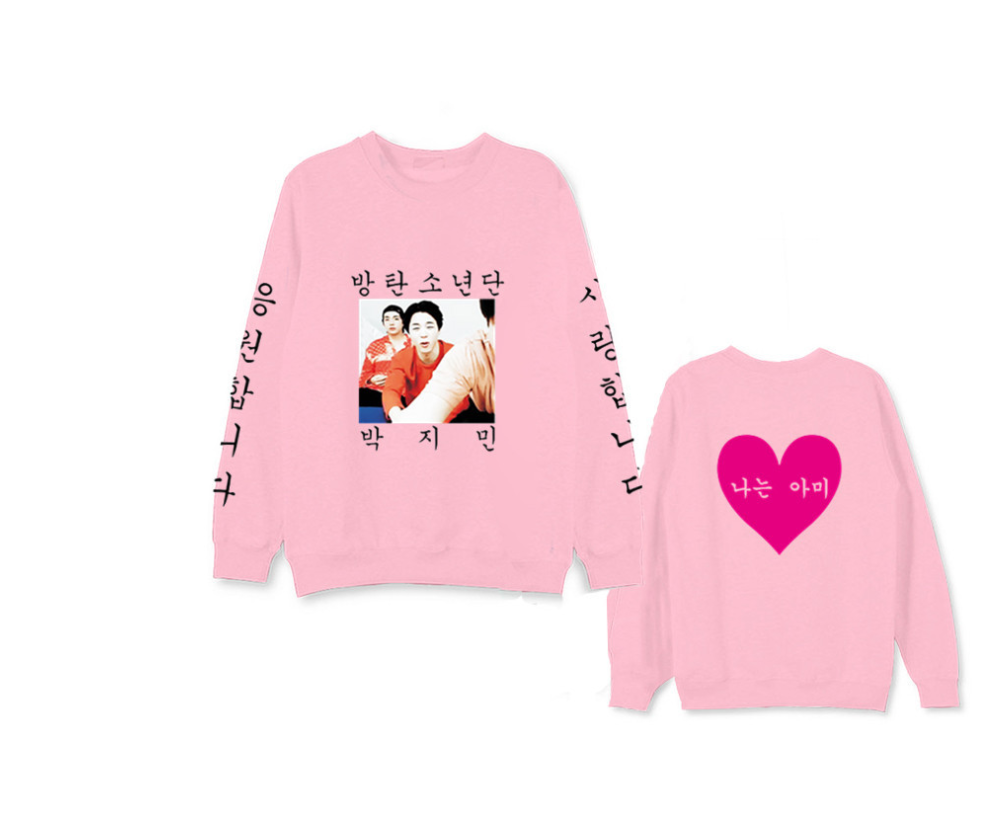 Sudadera Inspirada en BTS Jimin para Aficionados Unisex