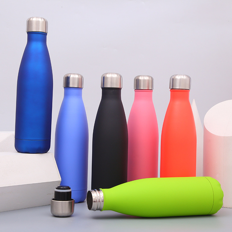 Botella Térmica de Agua Deportiva, Botella Estilo Cola