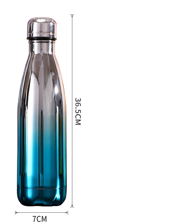 Botella Térmica de Agua Deportiva, Botella Estilo Cola