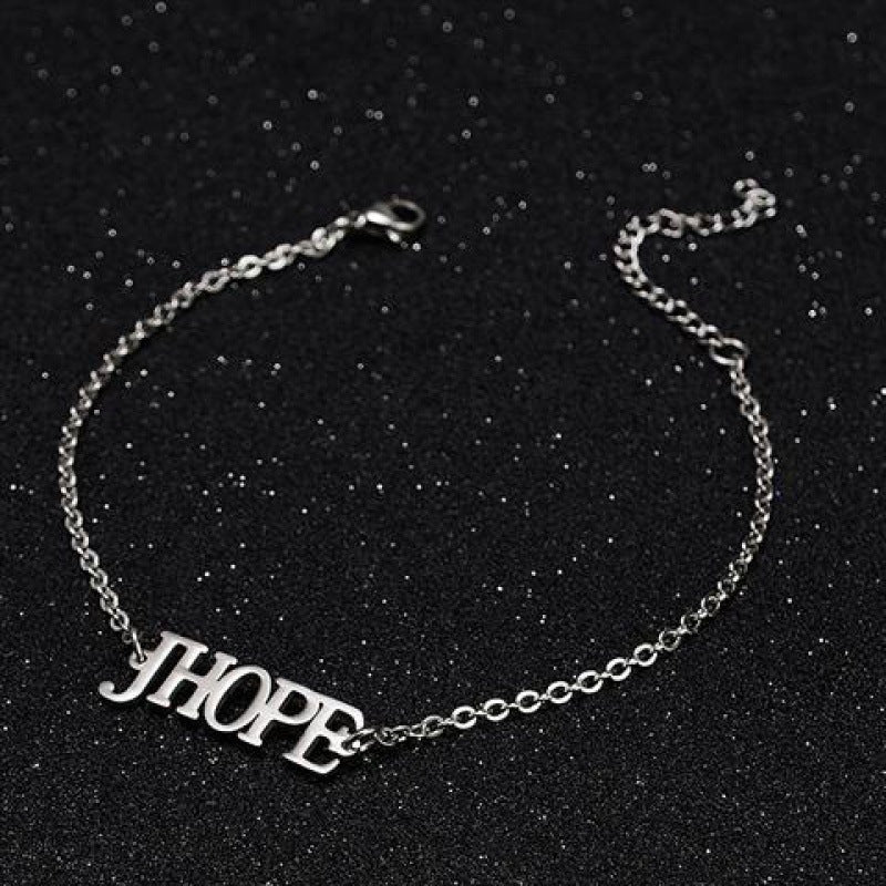 Accesorios Pulsera de Acero Inoxidable BTS (Jungkook, V, Jimin)
