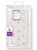 Funda IP 16 Pro transparente con mariposas