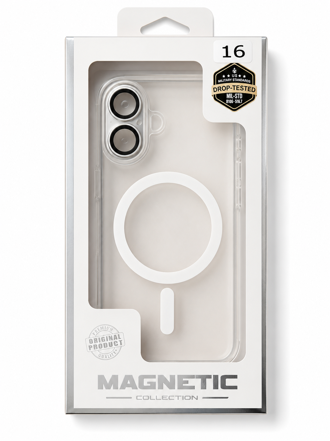 Funda Premium IP 16 Transparente con MagSafe